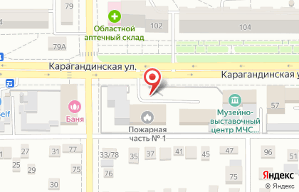 9 отряд ФПС по Оренбургской области, ФГКУ на Луговой улице на карте