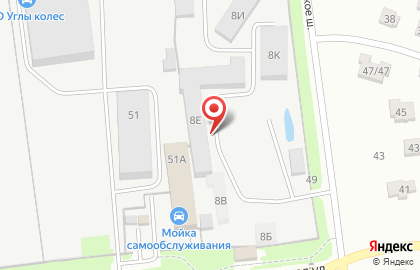 Авторемонтная мастерская в Красносельском районе на карте