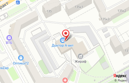 Центр творческого развития Tutti на Московском тракте на карте