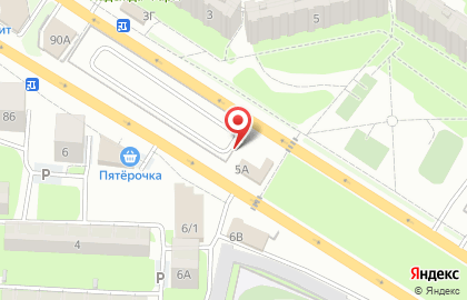 Автостоянка в Саратове на карте