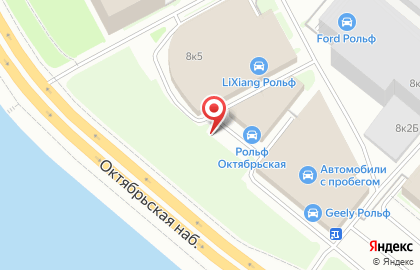 Райффайзенбанк на Октябрьской набережной на карте