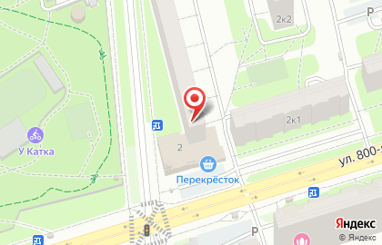 Клуб Red Wings на улице Софьи Ковалевской на карте