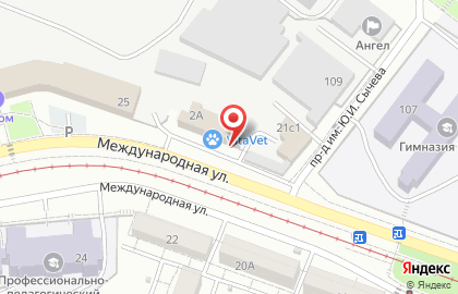 Строительная компания Муромец на Международной улице на карте