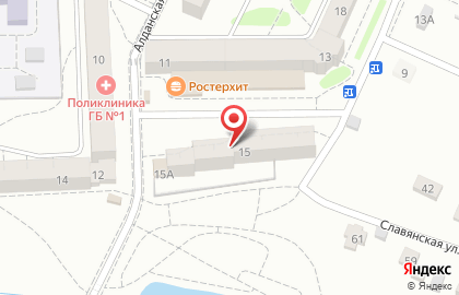 Конноспортивный клуб Мустанг в Центральном районе на карте