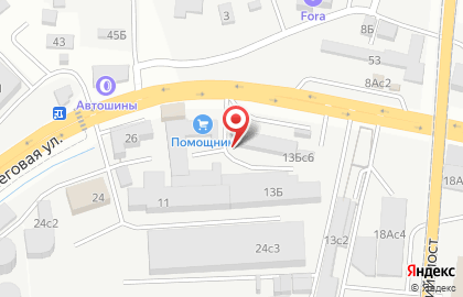 Автомойка Welcome в Первореченском районе на карте