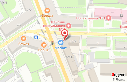 Магазин Красное & Белое в Великом Новгороде на карте
