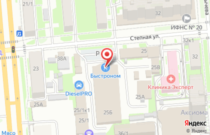 Банкомат Авангард на Степной улице на карте