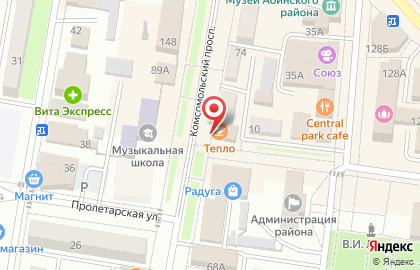 Гостиничный комплекс TEPLO на карте