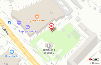 Храм сошествия святого духа, пос. Октябрьский на карте