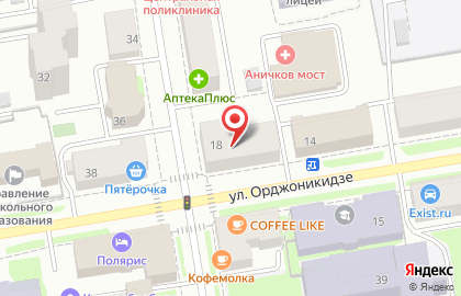 Транспортная компания Негабарит №1 на улице Орджоникидзе на карте