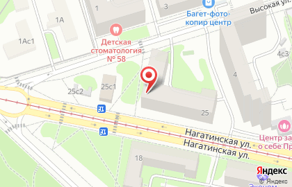 Столица на Нагатинской улице на карте