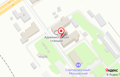 Железнодорожная Станция Санкт-петербург-сортировочный-московский Окт.ж.д. на карте
