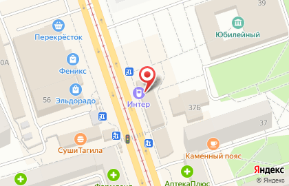 Продуктовый магазин Экономный в Екатеринбурге на карте