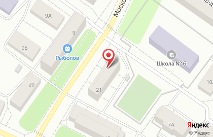 Магазин сантехники и аксессуаров для ванных комнат Сантехника на Московской улице на карте