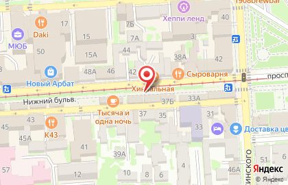 Магазин книг Снег на карте