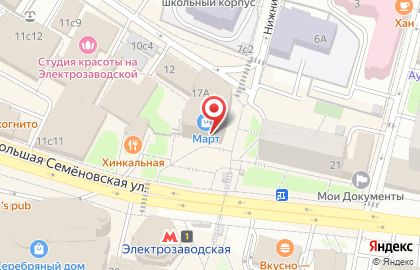 Оптика СоцГорОптик на Электрозаводской на карте