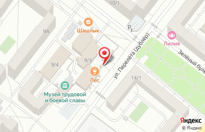 Шашлык хаус на Зелёном бульваре на карте