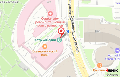 Московский Дом ветеранов войн и Вооруженных Сил на карте