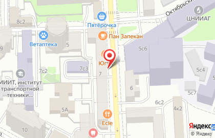 Ресторан Много Лосося на Октябрьской улице на карте