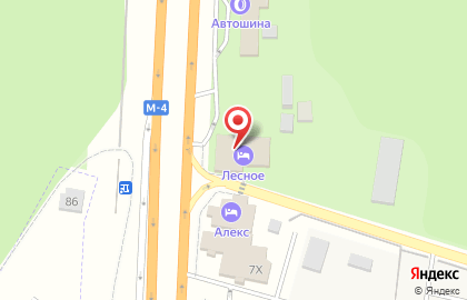 Гостиничный комплекс Лесное на карте