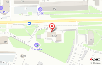 Автокомплекс РусШина в Советском округе на карте