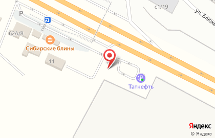 Шиномонтажная мастерская на улице Блюхера на карте