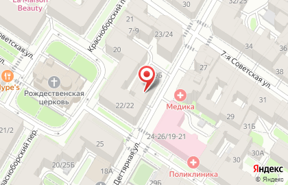 Магазин продуктов У дома на площади Восстания на карте