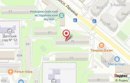 Отделение службы доставки BoxBerry на проспекте Ленина на карте