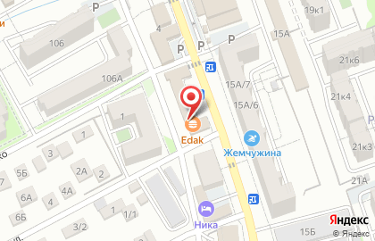 Бургерная Edak на Никольской улице на карте