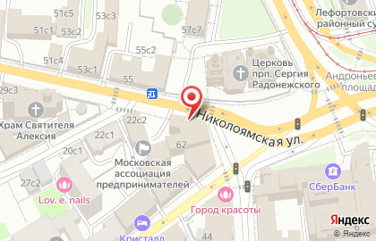 Ателье в Москве на карте
