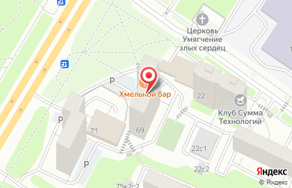 Кабинет массажа на Профсоюзной улице на карте