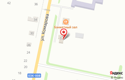 Центральная районная больница Фельдшерско-акушерский пункт, Центральная районная больница им. В.Ф. Долгополова на улице Комарова на карте