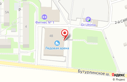Ледовая арена Спартак на карте