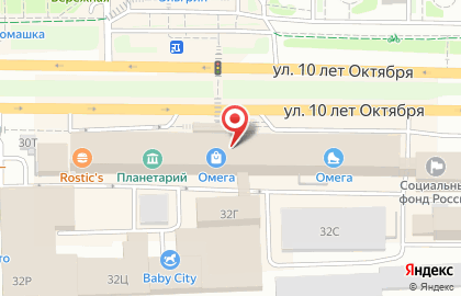 Сеть супермаркетов Ижтрейдинг на улице 10 лет Октября, 32 на карте