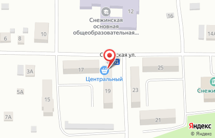 Продуктовый магазин Центральный на Советской улице на карте
