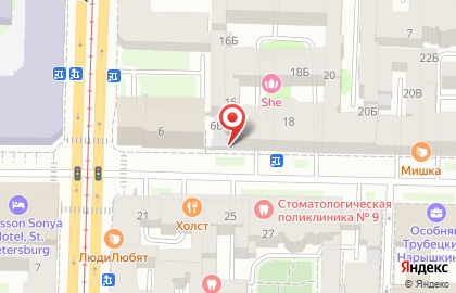 Межрегиональный правовой центр на улице Чайковского на карте