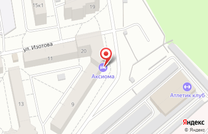 Гостиница Аксиома в Санкт-Петербурге на карте