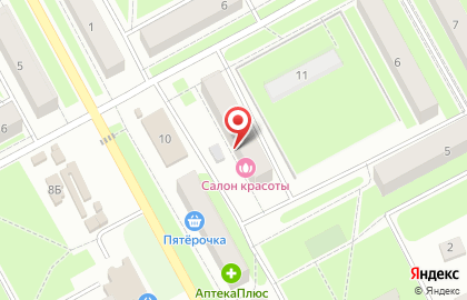 Магазин хозяйственных товаров и бытовой техники в Красноглинском районе на карте