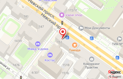 Петербургская камерная филармония "Вечера" на карте