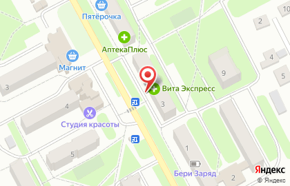 Продовольственный магазин Анаис в Красноглинском районе на карте