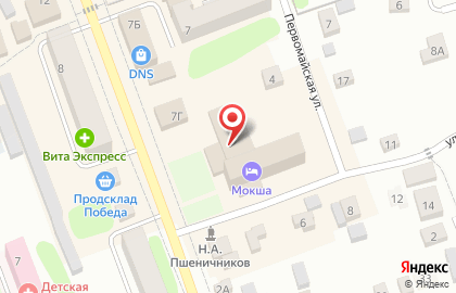 Гостиница Мокша на карте