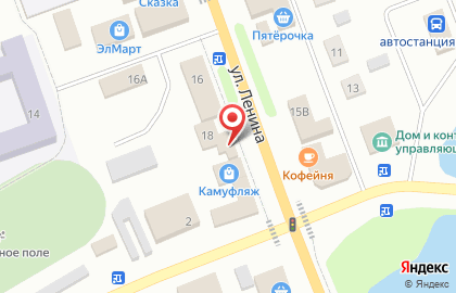 Салон цветов ЦветкоФФ на улице Ленина на карте