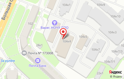 Автосервис 104 на Большой Санкт-Петербургской улице на карте