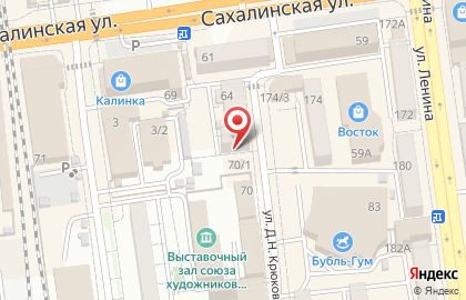 Магазин женской одежды, ИП Сергиенко Ю.Л. на карте