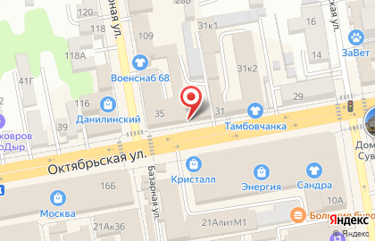 Магазин автоэлектроники Akulaopt на Октябрьской улице на карте