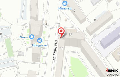 Магазин Красное & Белое в Кирове на карте