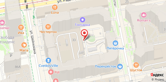 Центр проблемной стопы PDL на карте