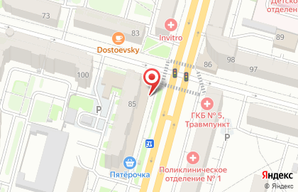 Магазин-пекарня Хлебница в Кировском районе на карте