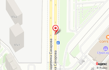 ОАО Волго-Вятский банк Сбербанка России на улице Академика Сахарова на карте