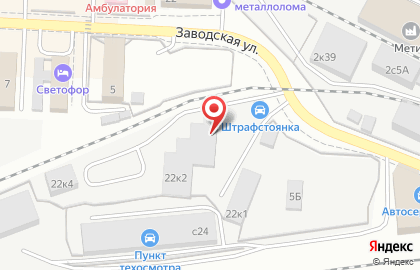 Автосервис М-Сервис на Заводской улице на карте